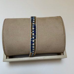 Nakamol beaded leather bracelet
